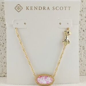 Kendra Scott LoveShackFancy Bow Gold Necklace